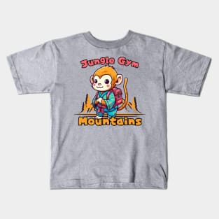 Hiking monkey Kids T-Shirt